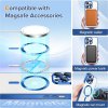 49908 4 techsuit luxury crystal magsafe puzdro pre iphone 12 pro tmavomodre deep blue