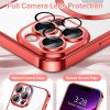 49959 3 techsuit luxury crystal magsafe puzdro pre iphone 13 pro max cervene red