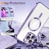 49974 2 techsuit luxury crystal magsafe puzdro pre iphone 14 pro svetlofialove light purple