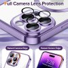 49974 3 techsuit luxury crystal magsafe puzdro pre iphone 14 pro svetlofialove light purple