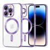 49974 6 techsuit luxury crystal magsafe puzdro pre iphone 14 pro svetlofialove light purple
