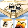 49998 3 techsuit luxury crystal magsafe puzdro pre iphone 14 pro max zlate gold
