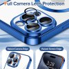 50034 3 techsuit luxury crystal magsafe puzdro pre iphone 15 pro tmavomodre deep blue