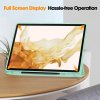 30502 3 techsuit sklopny obal flex trifold s drziakom na pero samsung galaxy tab s7 plus s8 plus matcha zelena