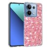 52368 techsuit sparkly glitter puzdro pre xiaomi redmi note 13 4g ruzove pink