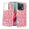 52350 techsuit sparkly glitter puzdro pre xiaomi redmi note 13 pro 5g poco x6 ruzove pink