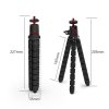 57477 5 techsuit tripod octopus jx 004 pre telefony a gopro prenosny a flexibilny cierny