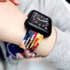 49812 2 techsuit watchband w032 remienok pre apple watch 1 2 3 4 5 6 7 8 9 10 se se 2 38 40 41 42 mm zeleny cowboy green