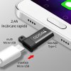 32338 1 yesido adapter otg gs04 micro usb na type c plug play 480 mb s cierny
