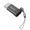 32338 yesido adapter otg gs04 micro usb na type c plug play 480 mb s cierny