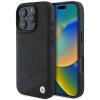 58917 bmw kozeny natural sign leather crossing lines pattern kryt na iphone 16 pro cierny