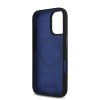 58812 4 bmw magsafe silikonovy kryt m s hexagonalnou modrou liniou pre iphone 16 cierny