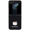 73251 1 hello kitty hardcase iml metal logo kitty head puzdro pre samsung galaxy z flip5 cierne