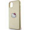 59091 1 hello kitty hardcase leather kitty head magsafe kryt na iphone 11 zlaty