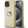 59073 hello kitty hardcase leather kitty head magsafe kryt na iphone 14 zlaty