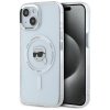 58701 karl lagerfeld iml magsafe kryt na iphone 15 plus biela metalicka karlova hlava