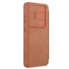 68478 1 nillkin qin pro leather case puzdro na samsung galaxy s25 plus hnede