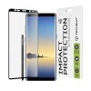 73182 techsuit 111d full cover full glue glass 3d curved screen ochranne sklo pre samsung galaxy note 8 cierne