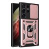 65094 techsuit camshield series kryt na samsung galaxy s22 ultra 5g ruzovo zlaty
