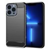 59142 6 techsuit carbon silicone kryt na iphone 13 pro max cierny