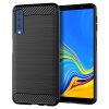 68559 7 techsuit carbon silicone kryt na samsung galaxy a7 2018 cierny