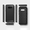 64329 5 techsuit carbon silicone kryt na samsung galaxy s8 plus cierny