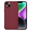 60603 2 techsuit carbonite fibershell kryt na iphone 14 cerveny