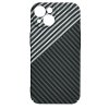 60654 3 techsuit carbonite fibershell kryt na iphone 15 stealth sivy