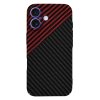 60693 2 techsuit carbonite fibershell kryt na iphone 16 cerveny vortex