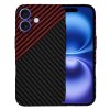 60693 techsuit carbonite fibershell kryt na iphone 16 cerveny vortex