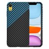 60993 techsuit carbonite fibershell kryt na iphone xr modry pulse