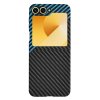 73056 2 techsuit carbonite fibershell ochranny obal pre samsung galaxy z flip6 modry pulse