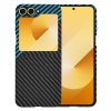 73056 techsuit carbonite fibershell ochranny obal pre samsung galaxy z flip6 modry pulse