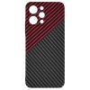 74928 3 techsuit carbonite fibershell puzdro pre xiaomi redmi 12 4g 12 5g red vortex