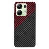 74715 2 techsuit carbonite fibershell puzdro pre xiaomi redmi note 13 4g red vortex