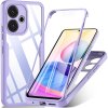 74955 techsuit colorverse 360 series screen protector 360 obal so sklom pre xiaomi redmi 13 poco m6 4g fialove