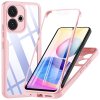 74952 techsuit colorverse 360 series screen protector 360 obal so sklom pre xiaomi redmi 13 poco m6 4g ruzove