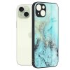 62112 techsuit glaze series kryt na iphone 15 plus modry ocean