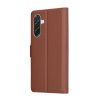 72069 7 techsuit leather folio puzdro na samsung galaxy a56 5g hnedy