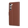68319 7 techsuit leather folio puzdro na samsung galaxy s23 plus hnedy