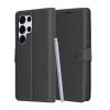 68460 6 techsuit leather folio puzdro na samsung galaxy s25 ultra cierny