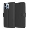 63801 6 techsuit leather folio puzdro na iphone 13 pro max cierny