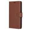 63810 3 techsuit leather folio puzdro na iphone 14 pro hnedy