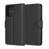 63828 techsuit leather folio puzdro na iphone 15 pro cierny