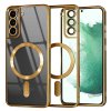 66723 6 techsuit luxury crystal magsafe puzdro na samsung galaxy s22 plus 5g zlaty