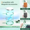 59577 4 techsuit luxury crystal magsafe kryt na iphone 14 plus svetlo zeleny