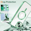 59577 2 techsuit luxury crystal magsafe kryt na iphone 14 plus svetlo zeleny