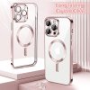 59562 1 techsuit luxury crystal magsafe kryt na iphone 14 pro ruzovy