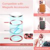 62520 4 techsuit luxury crystal magsafe kryt na iphone 15 pro max cerveny