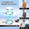 61113 3 techsuit luxury crystal magsafe kryt na iphone 16 plus cerveny